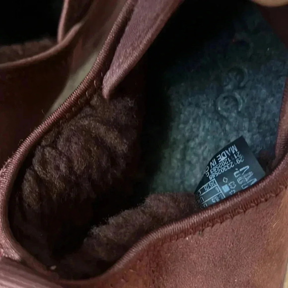 Ecco Sherpa lined loafers size 8.5 - Picture 5 of 7